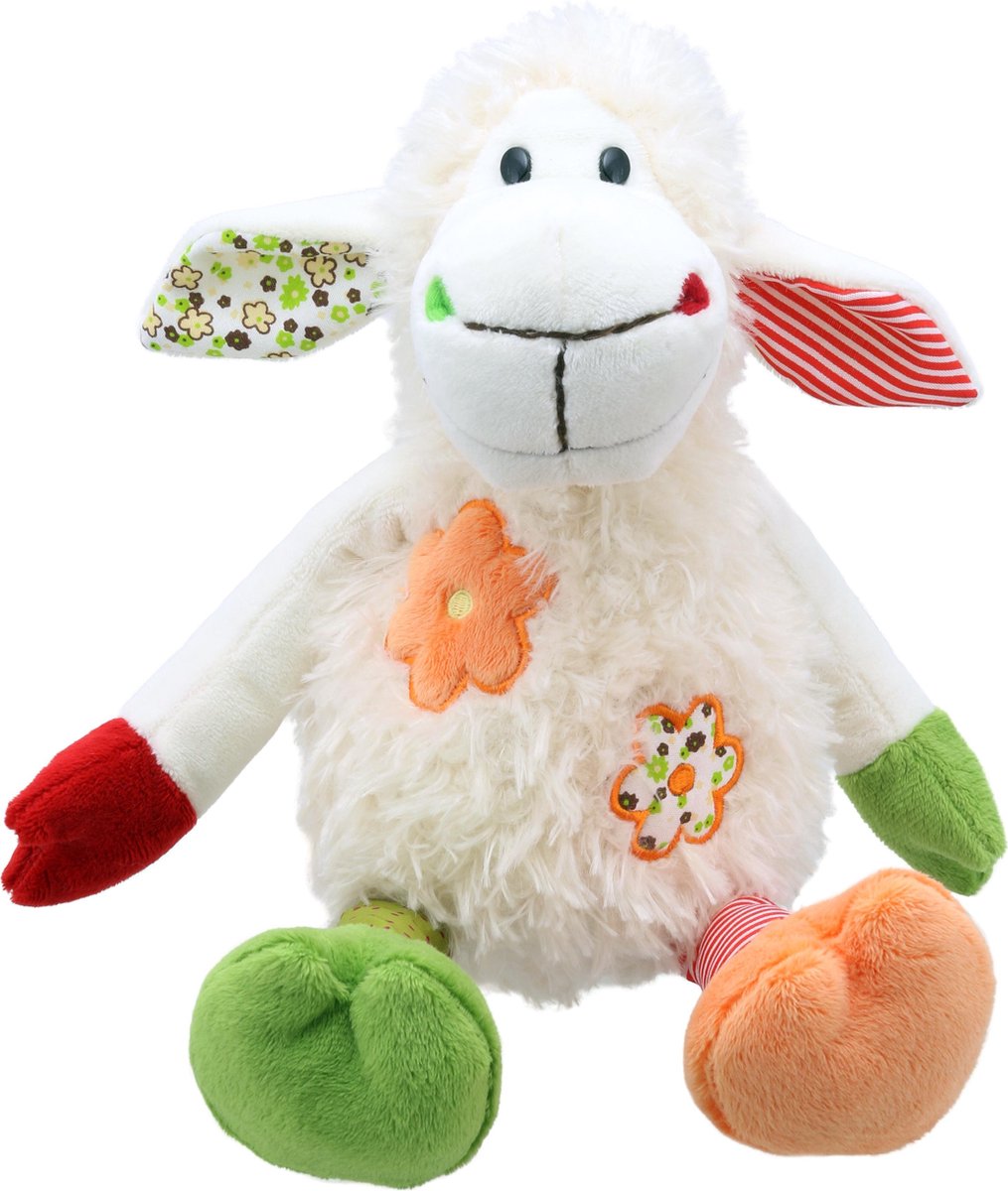 Wilberry | Snuggles | Schaap + Felicitatiekaart | Lief, stoer en aparte knuffels | Kwaliteitsproduct